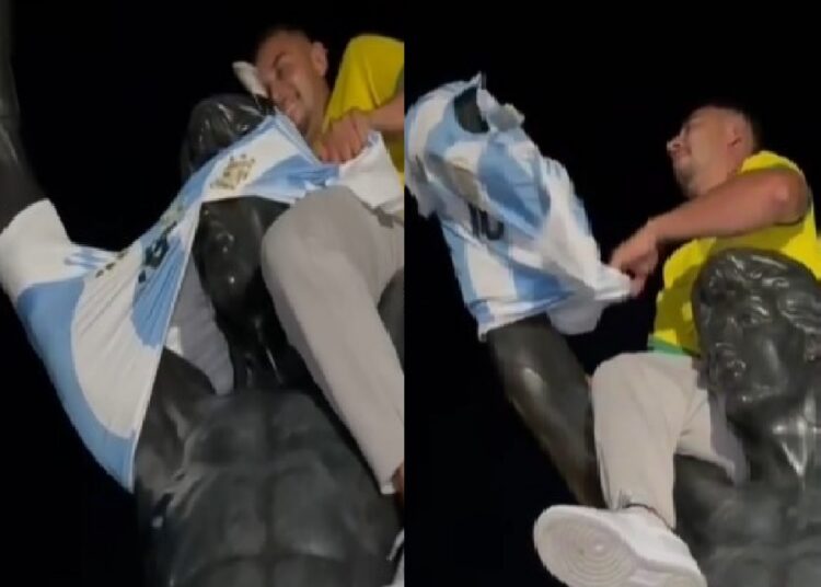 Torcida do Brasil coloca maldição na Argentina