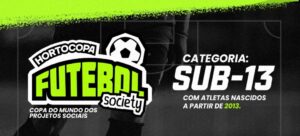 Campeonato de futebol society Sub-13 em Hortolândia: inscrições abertas