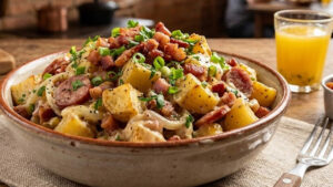 Batatonese Mineira ao Molho de Bacon: receita cremosa para churrasco