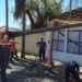 Cinco agentes em duas viaturas auxiliando na força-tarefa em Guariba após temporal com ventos fortes