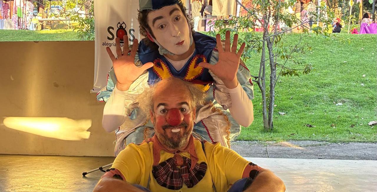 Espaço verde do Parque das Águas com programação teatral e atrações para família