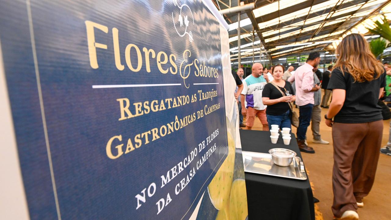 Símbolo da Ceasa Campinas, a tradicional sopa com marca registrada e show do trio Os Carraras