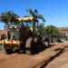 Infraestrutura para pavimentação asfáltica com drenagem e guias
