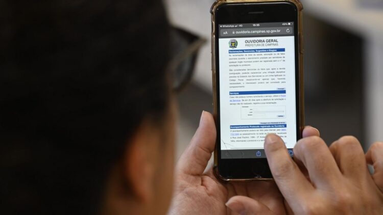 Ouvidoria-Geral de Campinas acessando iniciativas da CGU após adesão