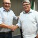 Dário Saadi e Wanderley de Almeida no gabinete do prefeito