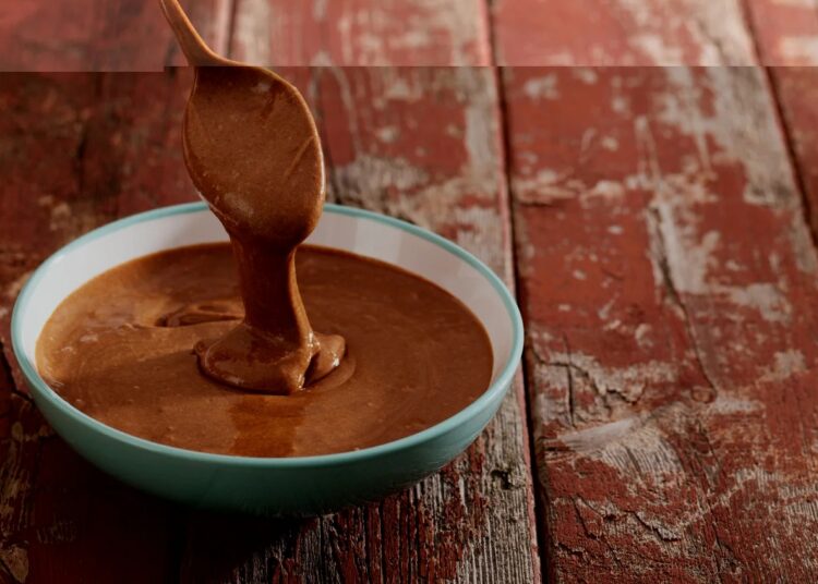 Mingau de chocolate