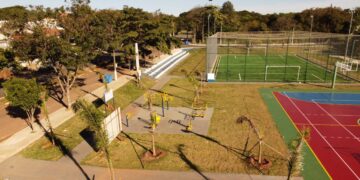 área esportiva