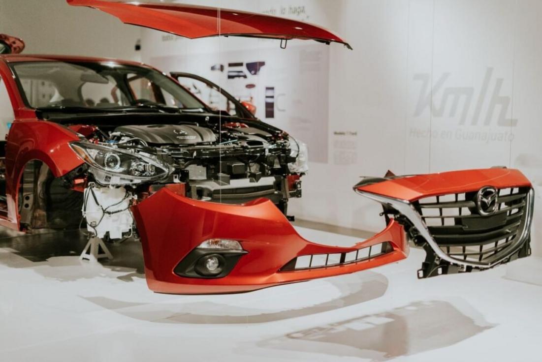 Foto ilustrativa de componentes automotivos