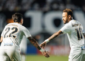 Neymar durante partida