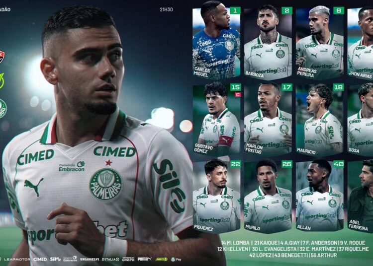 Escalação do Palmeiras