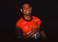 Gilberto durante uma partida pelo Palmeiras