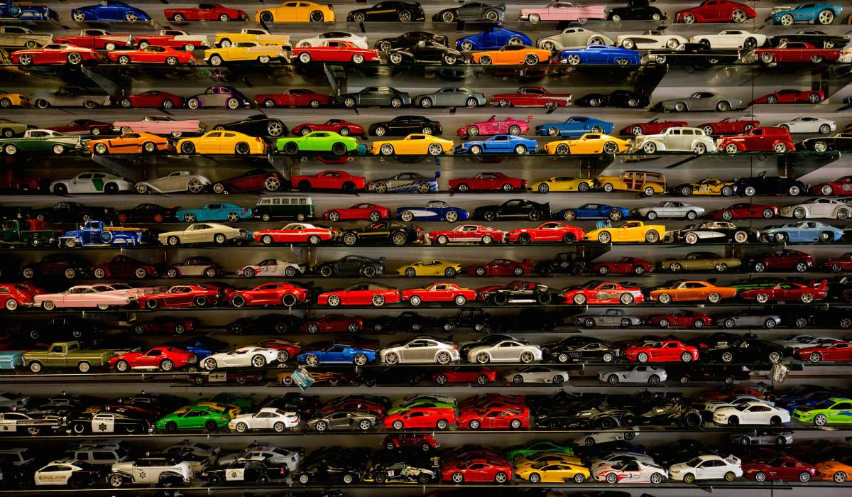 colecionadores de carrinhos em miniatura