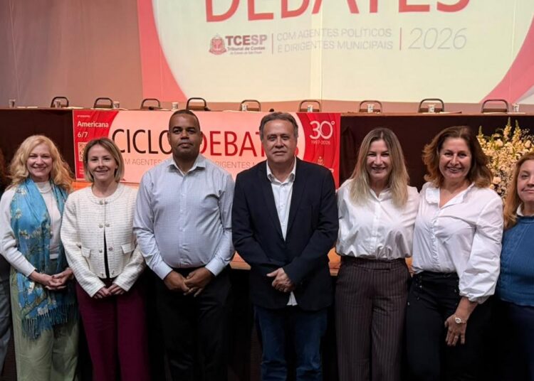 Equipe da Secretaria de Gestão e Controle representando Campinas no evento do TCE-SP