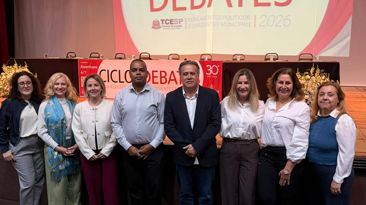 Equipe da Secretaria de Gestão e Controle representando Campinas no evento do TCE-SP