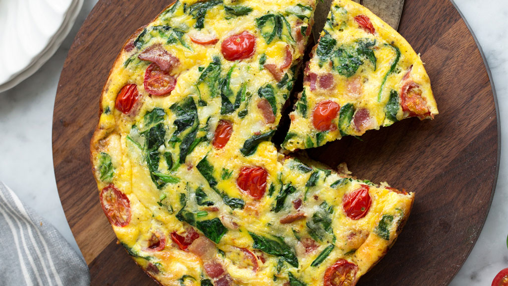 Omelete de espinafre