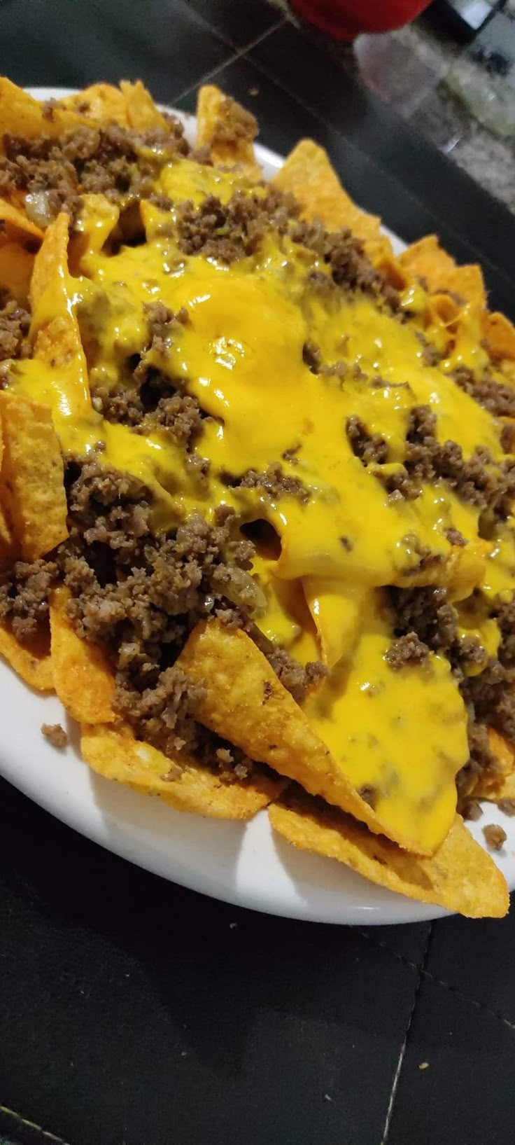 Nachos com carne