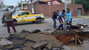 Manutenção em galeria pluvial e operação tapa-buraco em Hortolândia, confira: