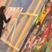 Área de exposições do Centro de Convivência com mostra 'Bancos Indígenas do Brasil – Rituais'