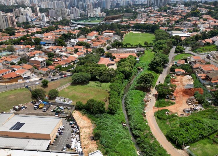 Jovens participando de projetos de mitigação e adaptação climática no município