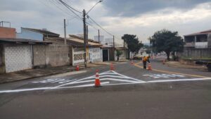 Hortolândia reforça sinalização viária em mais bairros; veja onde as obras foram realizadas