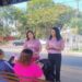 Equipe do Ceamo conversa com mulheres no terminal Padre Anchieta para apresentar a rede de proteção mantida por Campinas Outros terminais serão visitados nos próximos dias
