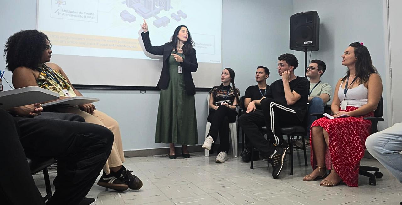 Troca de experiências entre estudantes e profissionais da Rede Mário Gatti