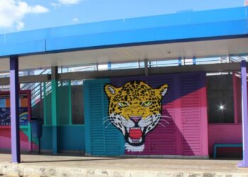 Revitalização da Estação BRS Elisiário com nova iluminação, grafitagem e manutenção estrutural