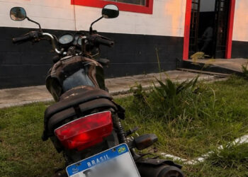 Motocicleta com chassi suprimido é apreendida em Hortolândia