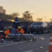 Motociclista atropelado na SP-101 fica ferido