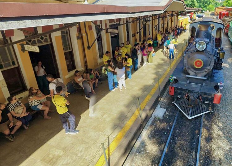 Passeio incluirá momentos dedicados à história da ferrovia