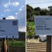 Placas das Hortas Cio da Terra no Conjunto Habitacional Parque Itajaí