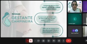Programa Gestante Campineira inicia curso online com 51 participantes