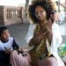 Alunos da educação infantil participando do projeto Rotas Afro na Estação Cultura