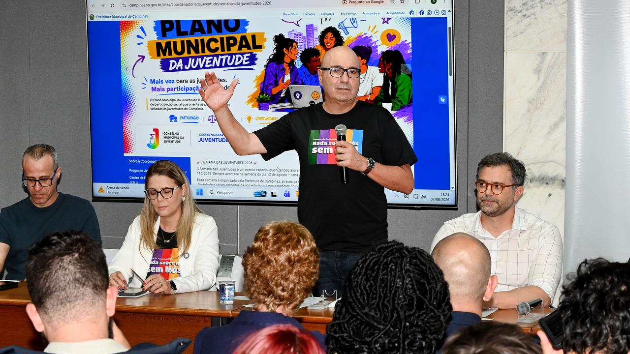 Prefeito Dário Saadi agradece organizações parceiras e lideranças apresentam programação da Semana das Juventudes