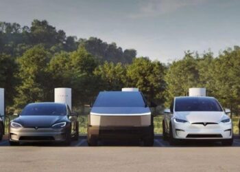 Imagem de divulgação da Tesla