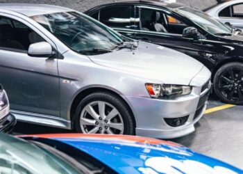 Carros usados em exibição