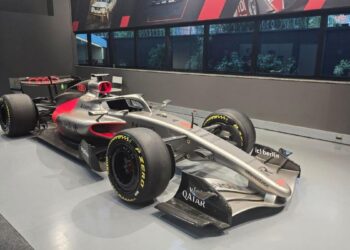 Audi com showcar da F1 em São Paulo