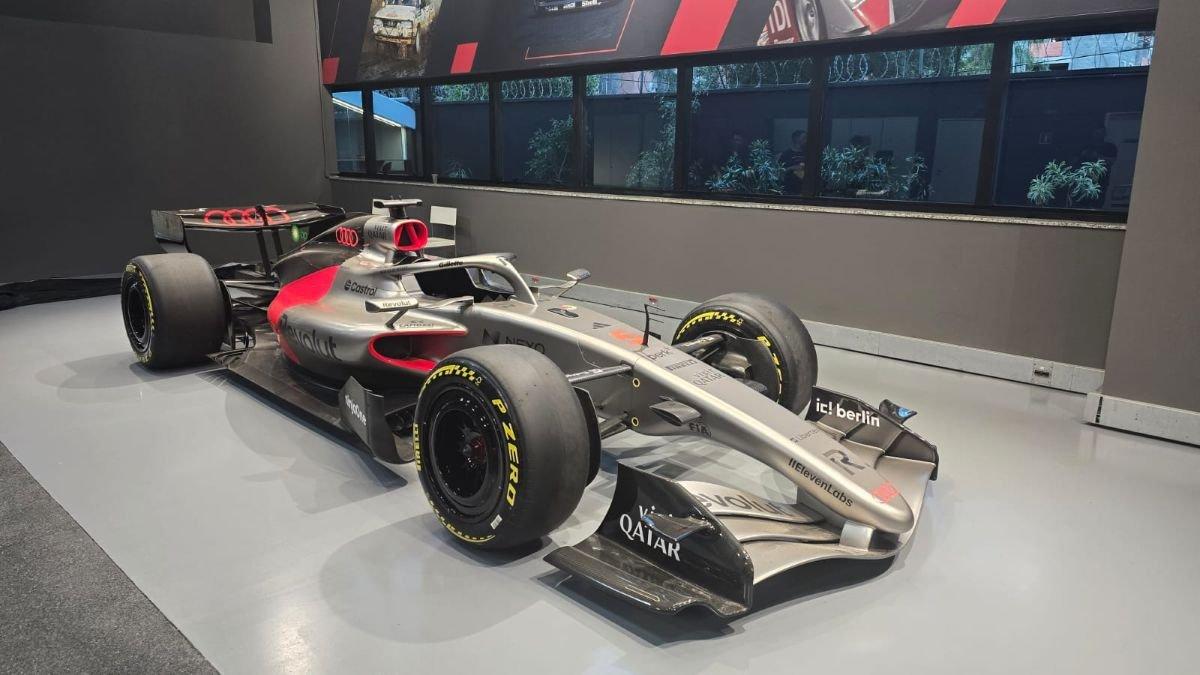 Audi com showcar da F1 em São Paulo