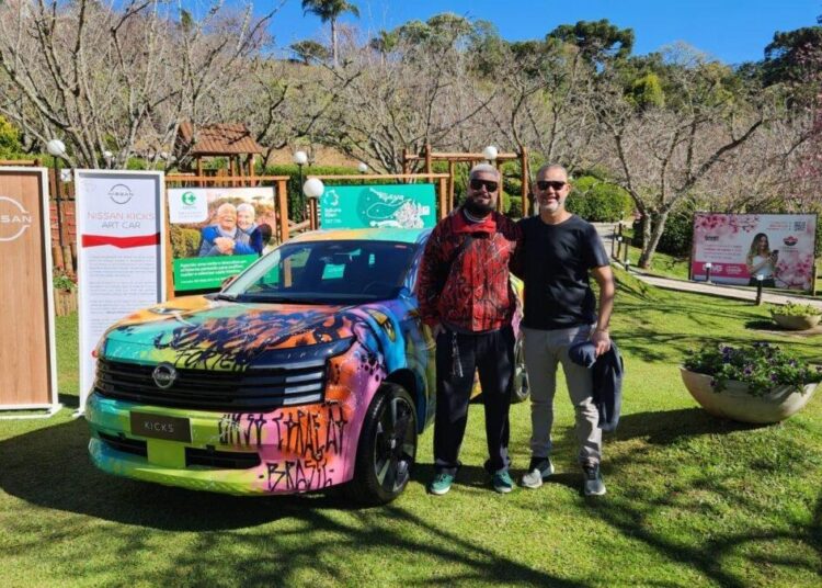 Nissan Kicks Art Car em Campos do Jordão
