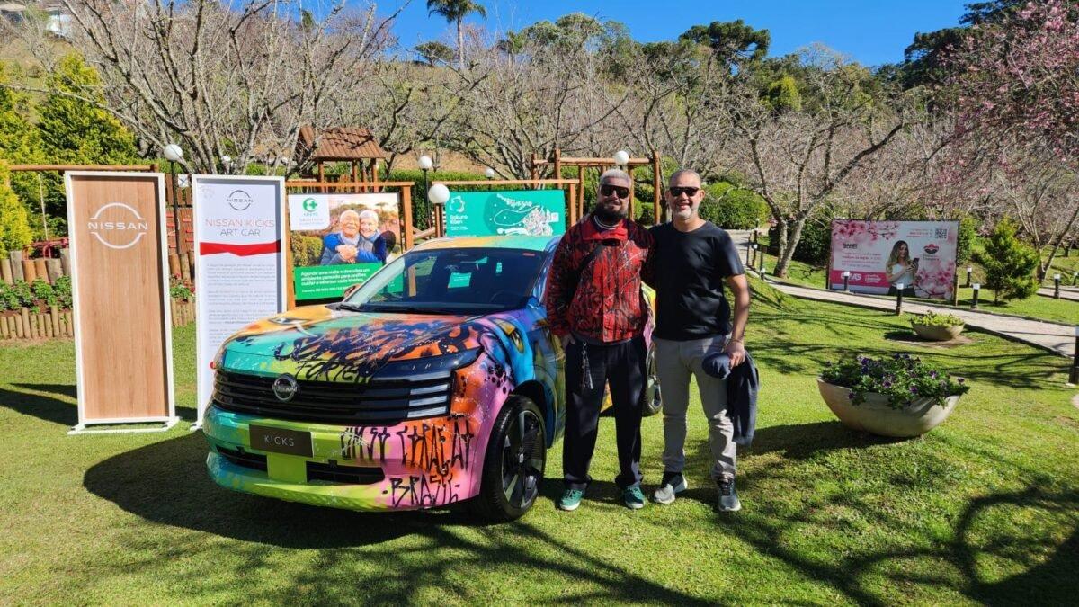 Nissan Kicks Art Car em Campos do Jordão