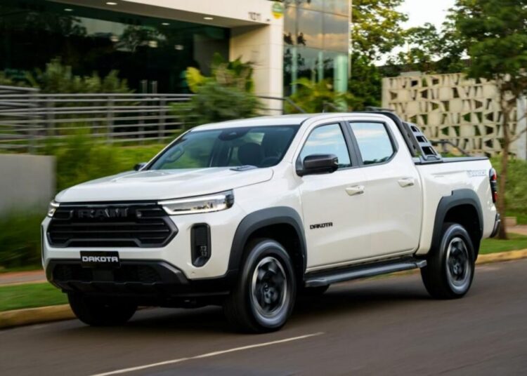 Ram Dakota 2027 em prova de capacidade off-road