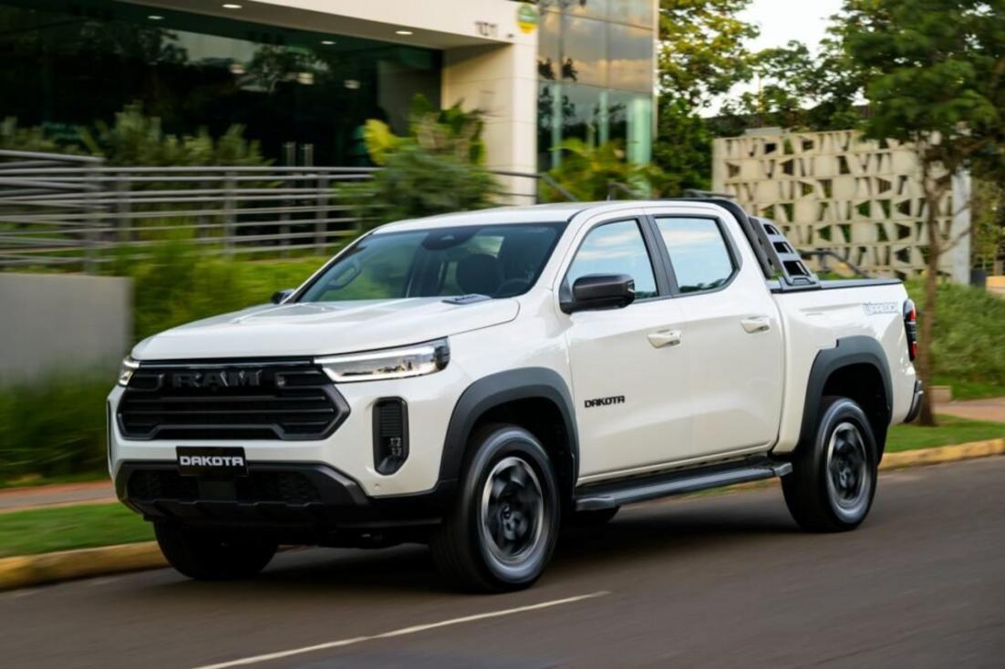 Ram Dakota 2027 em prova de capacidade off-road