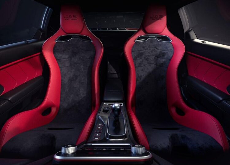 Supercarro JAS Tensei com design moderno