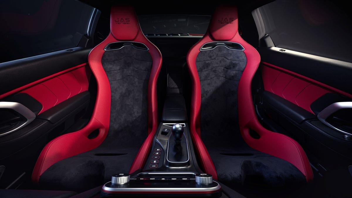 Supercarro JAS Tensei com design moderno