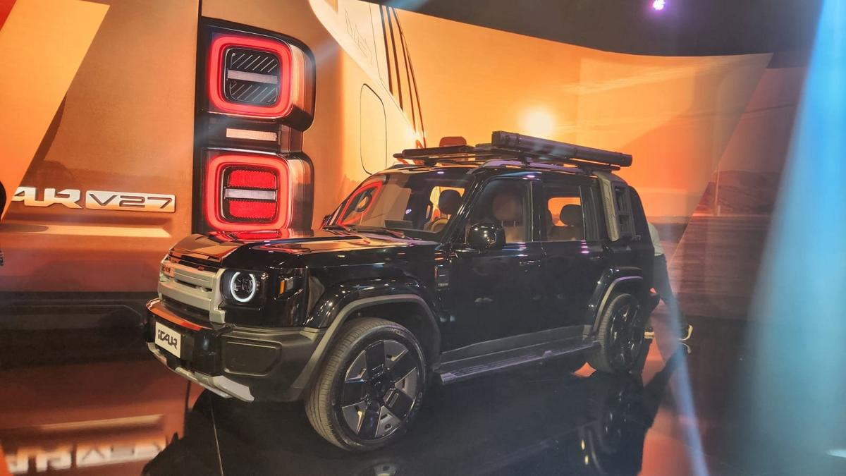 SUVs da iCaur em exibição