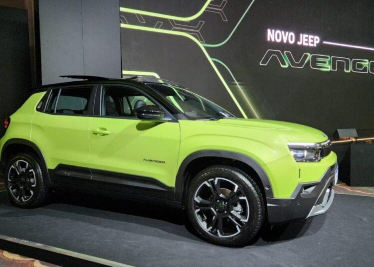 Jeep Avenger em evento de lançamento
