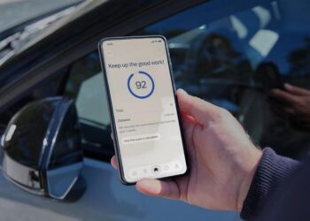 Imagem do aplicativo Safety Coach da Volvo Cars