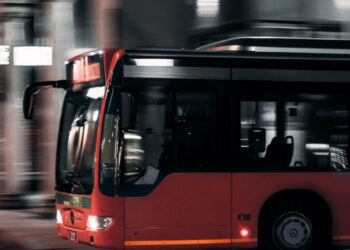 Estação de recarga para ônibus elétricos