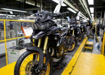 Produção de motocicletas em Manaus