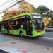 Imagem de ônibus elétricos com nova tecnologia de bateria